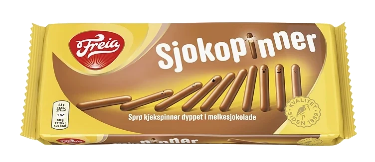 Freia kjeks sjokopinner 144g