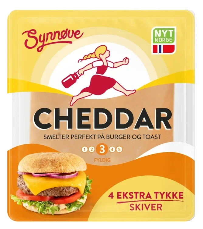 Cheddar skivet  100g