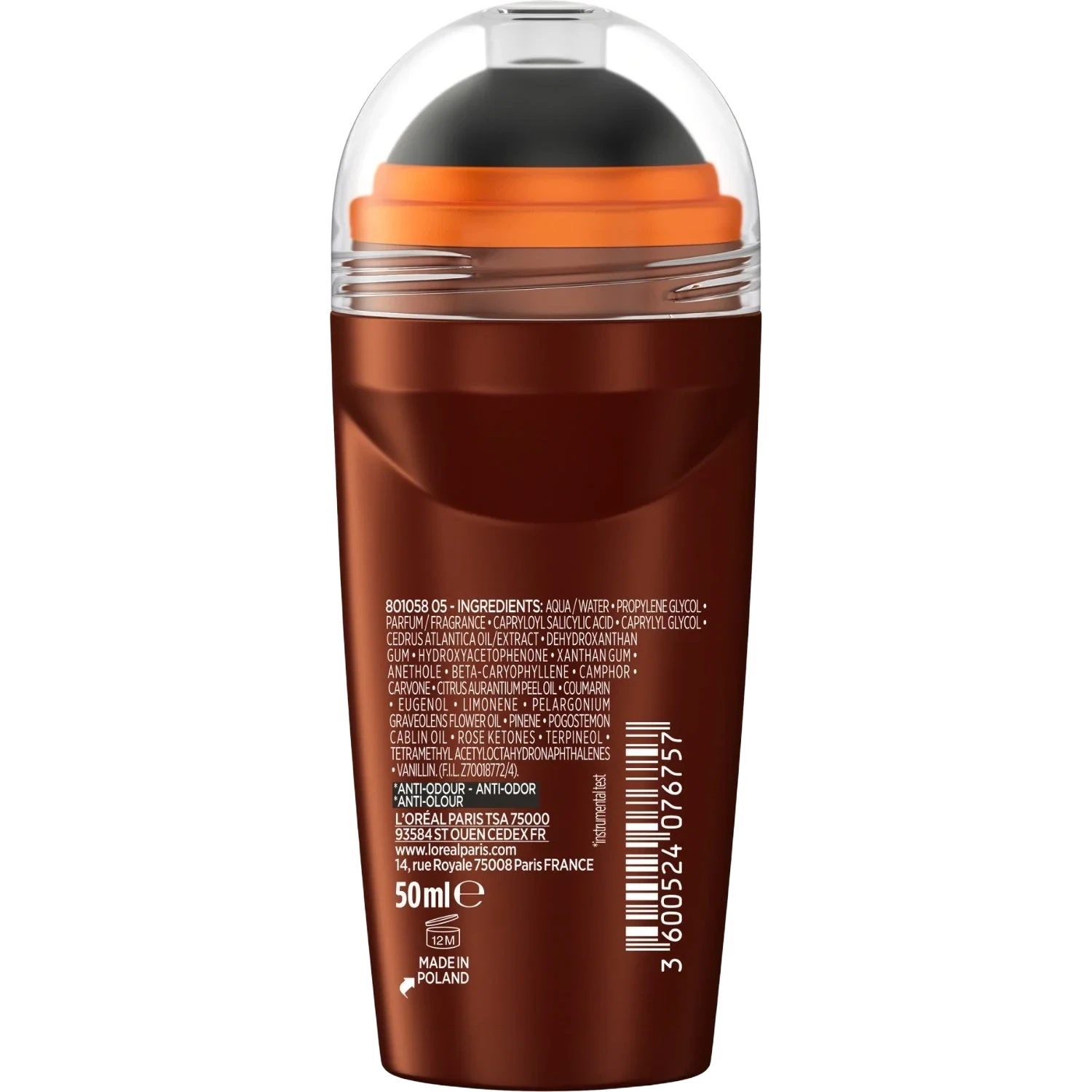 Men Expert Roll-On Barber Club 48h 50ml