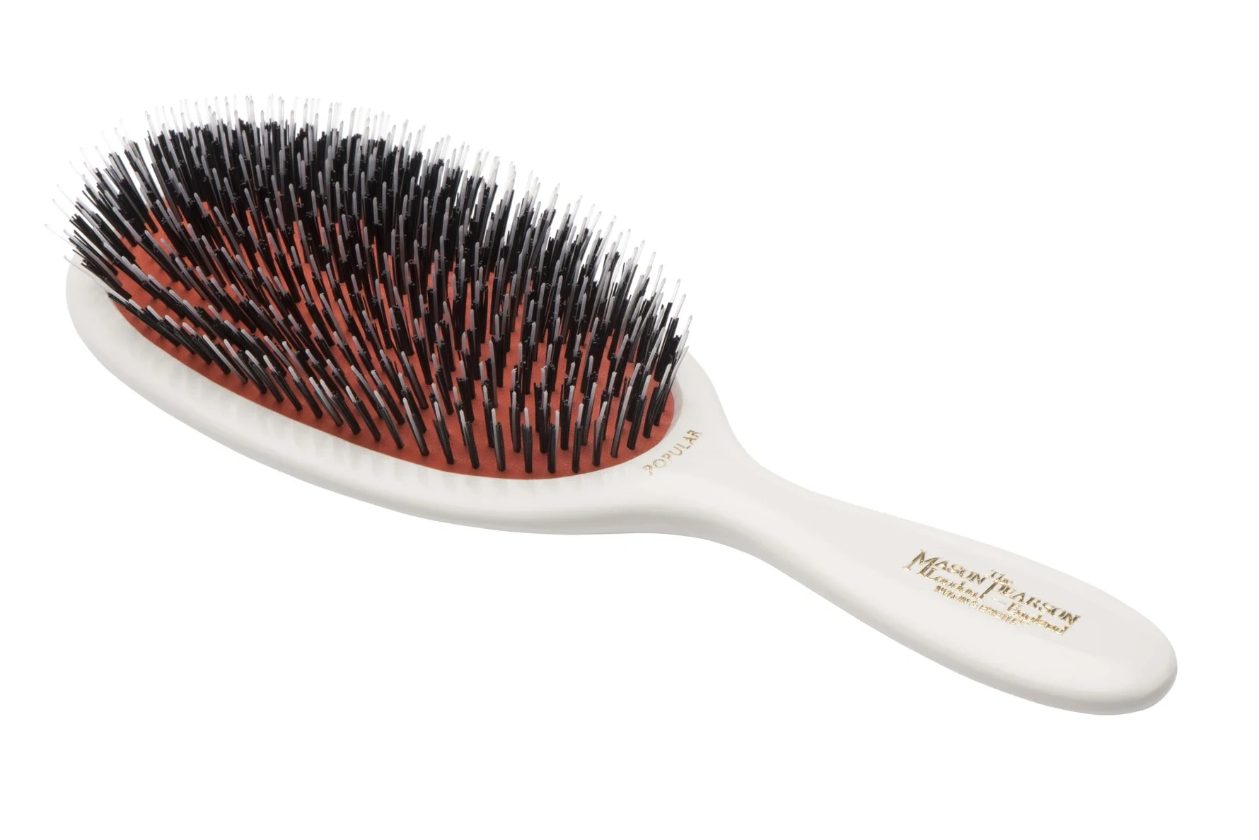 Mason Pearson BN1 - Popular Bristle and Nylon Elfenbenshvid