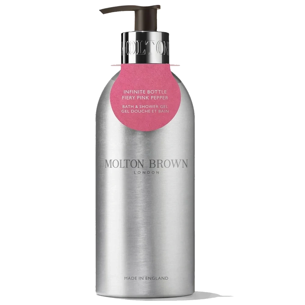 Molton Brown Fiery Pink Pepper Bath & Shower Gel Infinite Bottle 400 ml