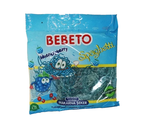 Bebeto Blueraspberry Spaghetti 80g