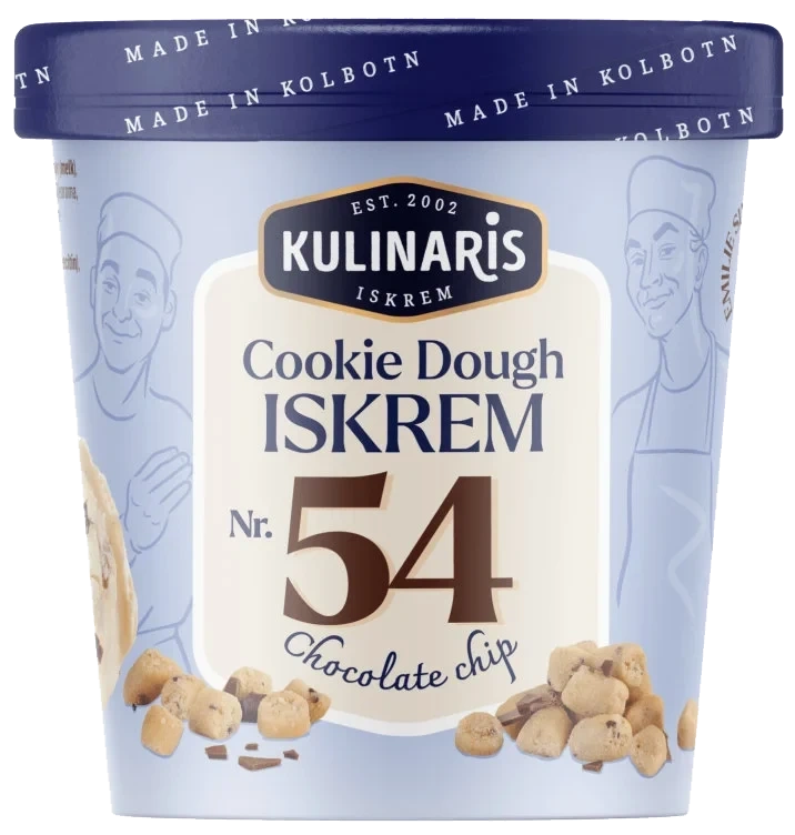 Cookie Dough Iskrem 0,5l Kulinaris