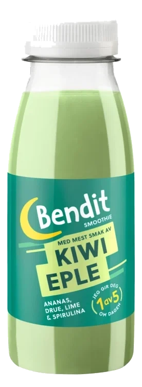 Smoothie Kiwi&Eple 250ml Bendit