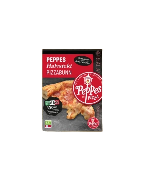 Pizzabunn Halvstekt 230g Peppes