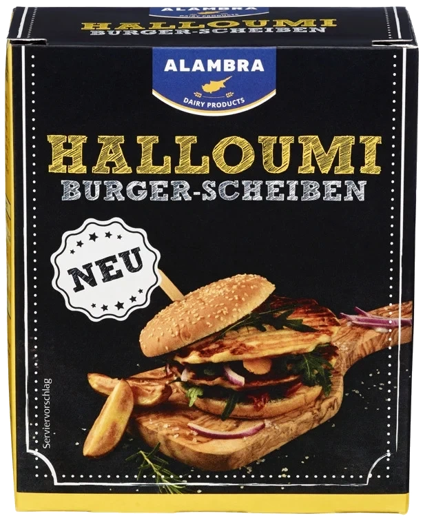 Halloumi burger, skiver  200g