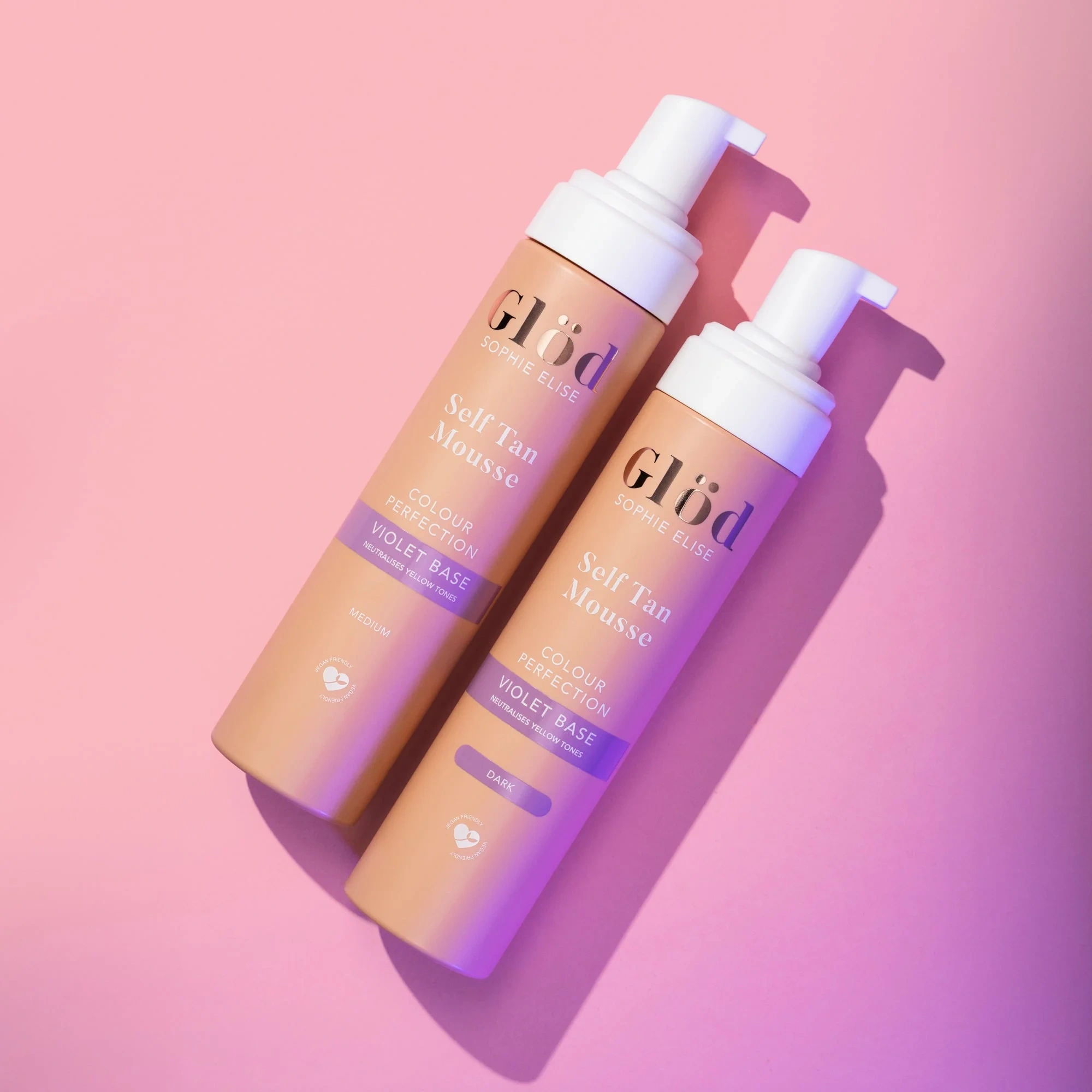 Glöd Sophie Elise Self Tan Mousse Color Perfection, Violet Medium, 200 ml