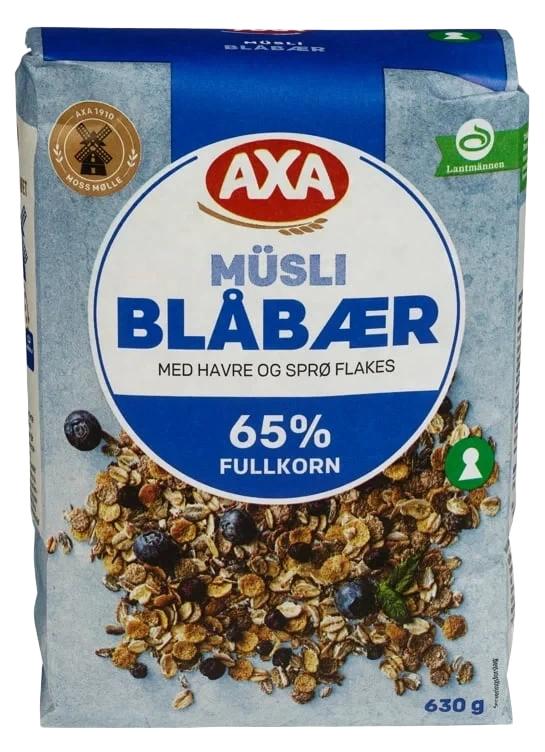 Blåbær müsli 630g
