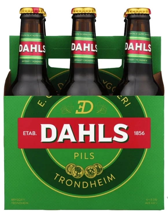 E.C. Dahls Pils flaske