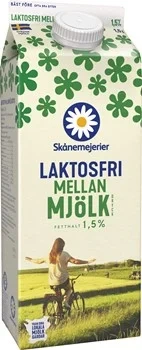 Laktfri mjölk 1,5%
