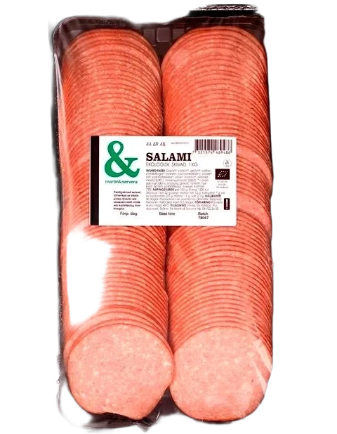Salami skivad Ekologisk