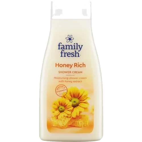 Family Fresh Shower Cream Honey 500ml