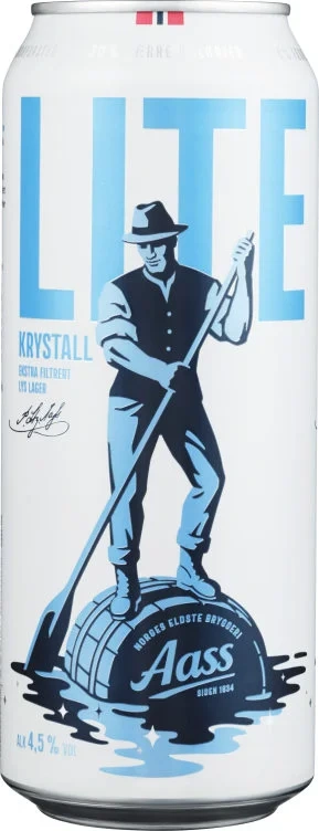 Aass Lite Krystall 0,5l boks