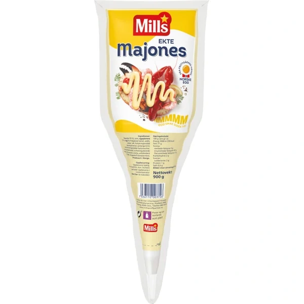 Ekte Majones Sprøytepose 900g Mills