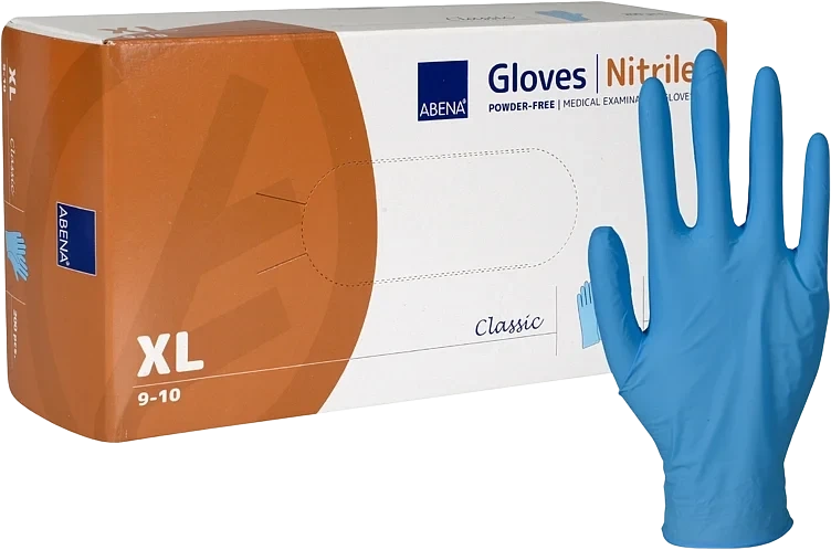 Enganshanske Abena Classic Xl Blå Nitril