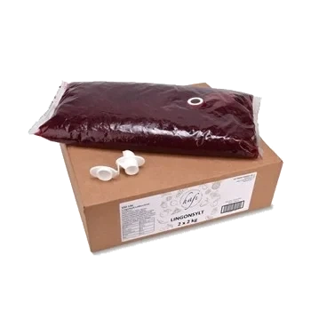 Lingonsylt lättsockrad, 2 kg påse