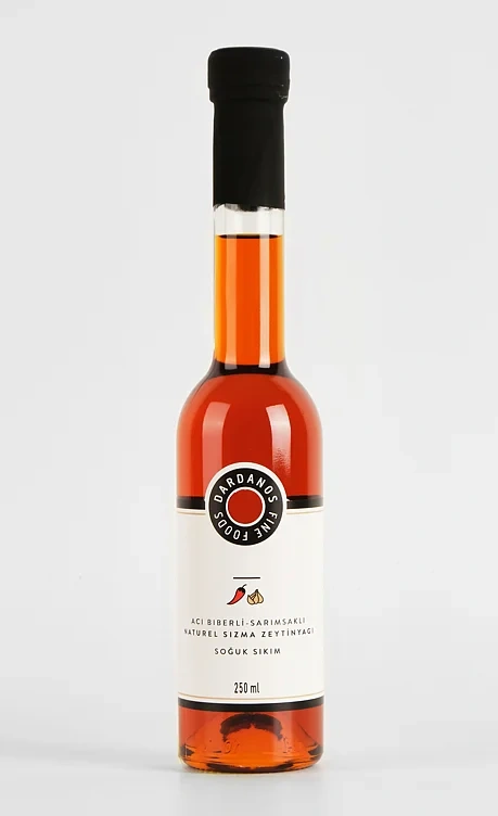 Olivenolje med Chili og Hvitløk, Extra Virgin Dardanos Fine Foods 250ml
