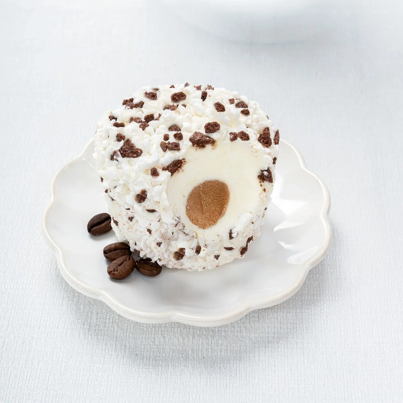 Tartufo Crema con granella cacao