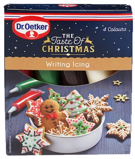 Writing Icing 4 farger 76g