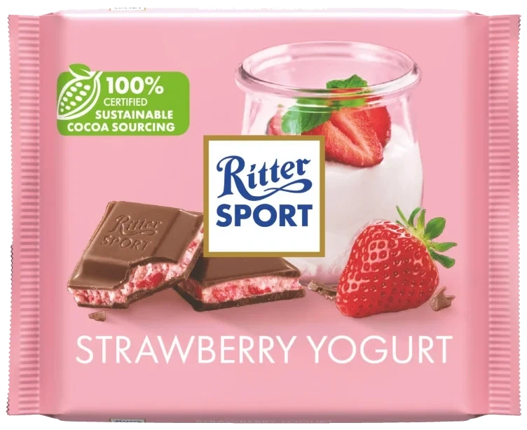 Strawberry Yoghurt 100g Ritter Sport