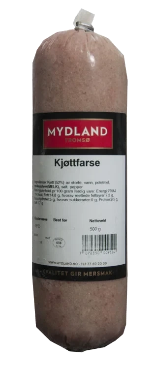 Kjøttfarse 500g Mydland