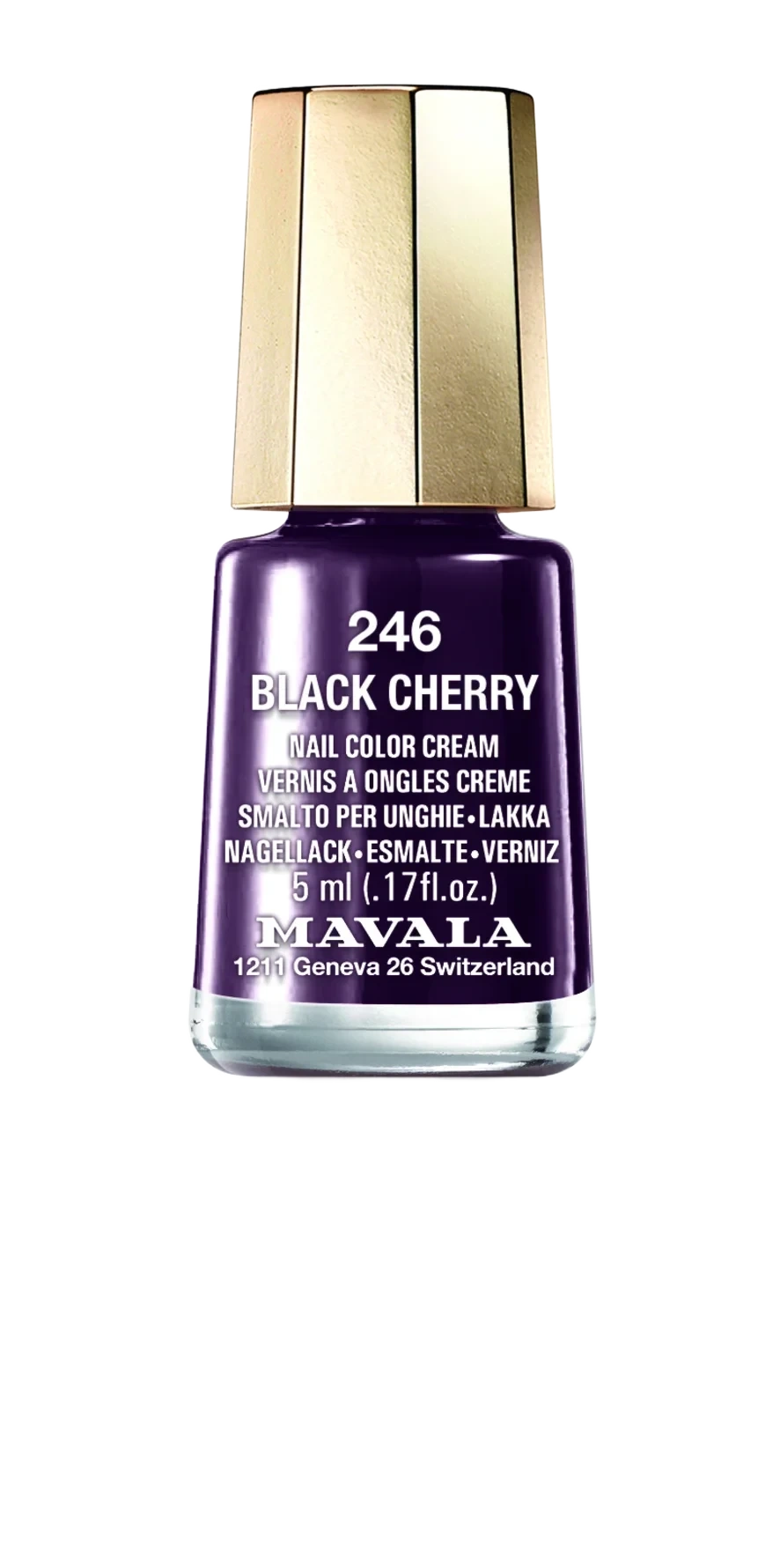 Mavala Mini Nail Polish 246 Black Cherry