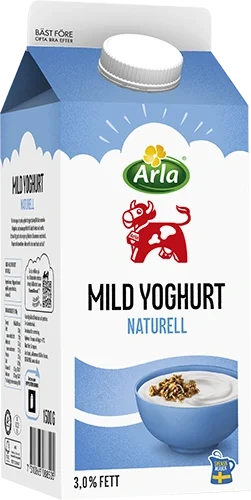 Mild yoghurt naturell 3%