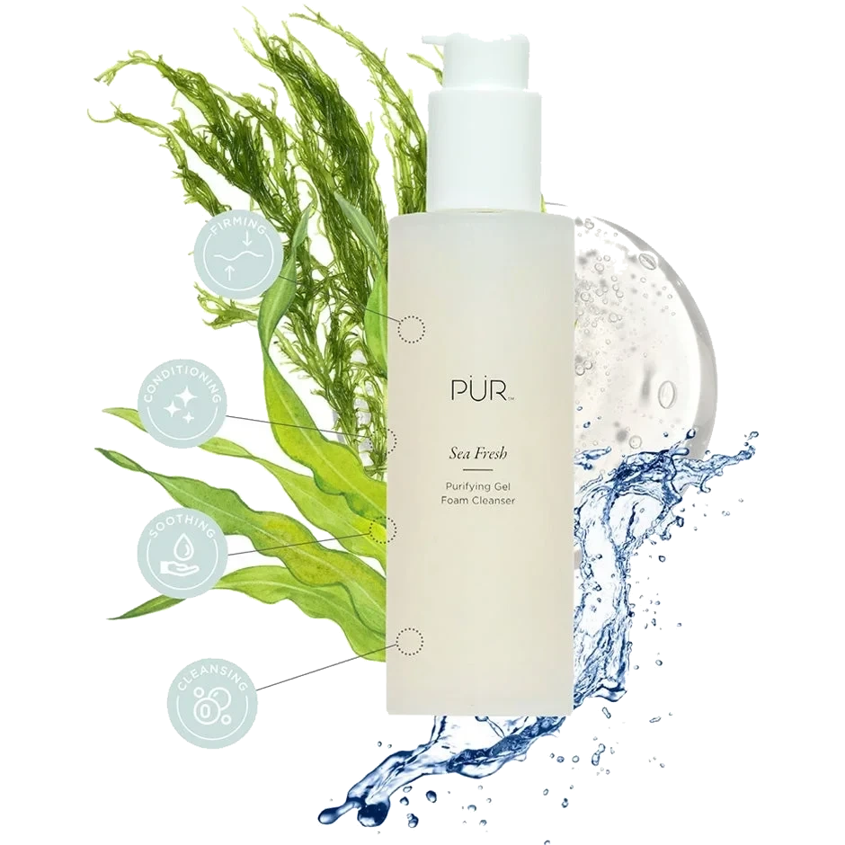 PÜR Sea Fresh Purifying Gel Foam Cleanser