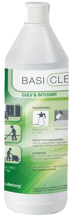 Basiclean gulv & interiør     1kg
