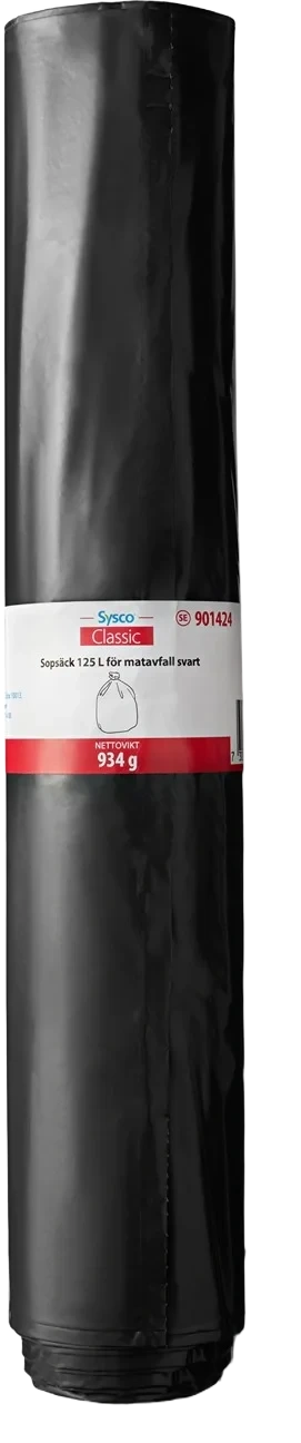 Sopsäck Matavfallssäck 125L Sv Coex