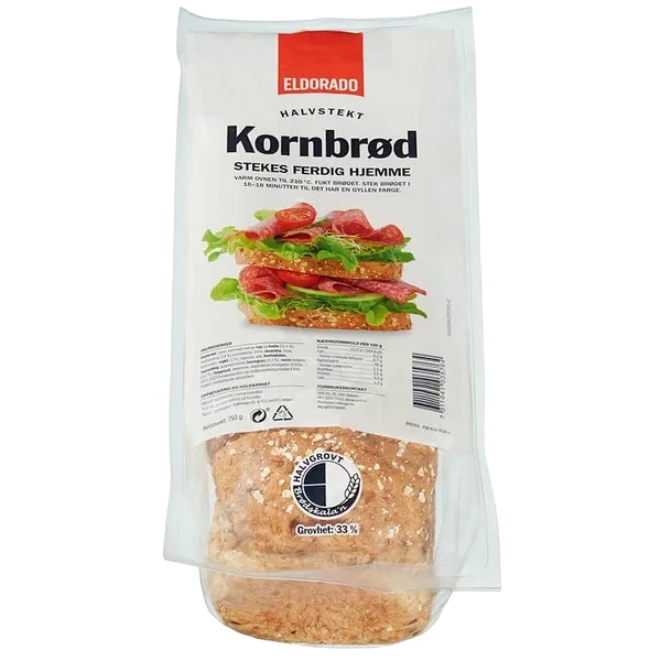 Kornbrød Lettstekt 750g Eldorado