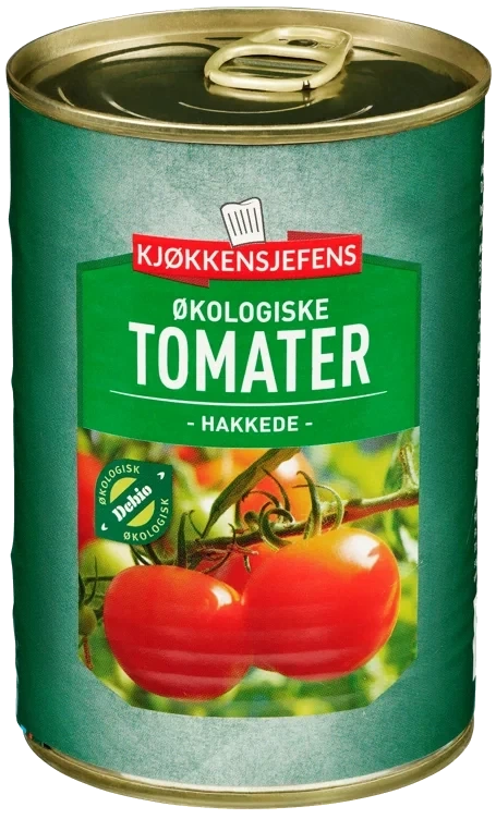 Tomat Hakket Øko 400g Kjøkkensjefens