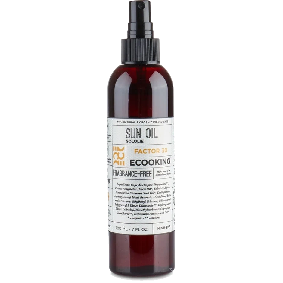 Ecooking Sun Oil SPF 30 Fragrance Free