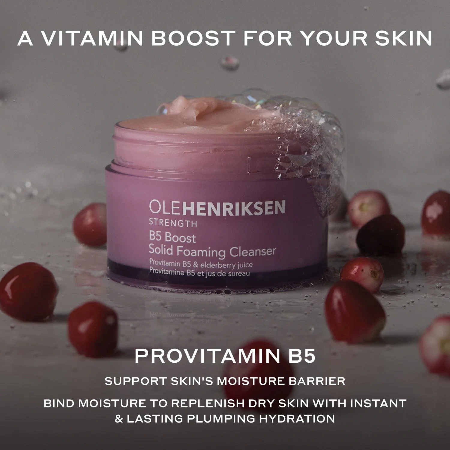 Ole Henriksen STRENGTH B5 Boost Solid Foaming Cleanser