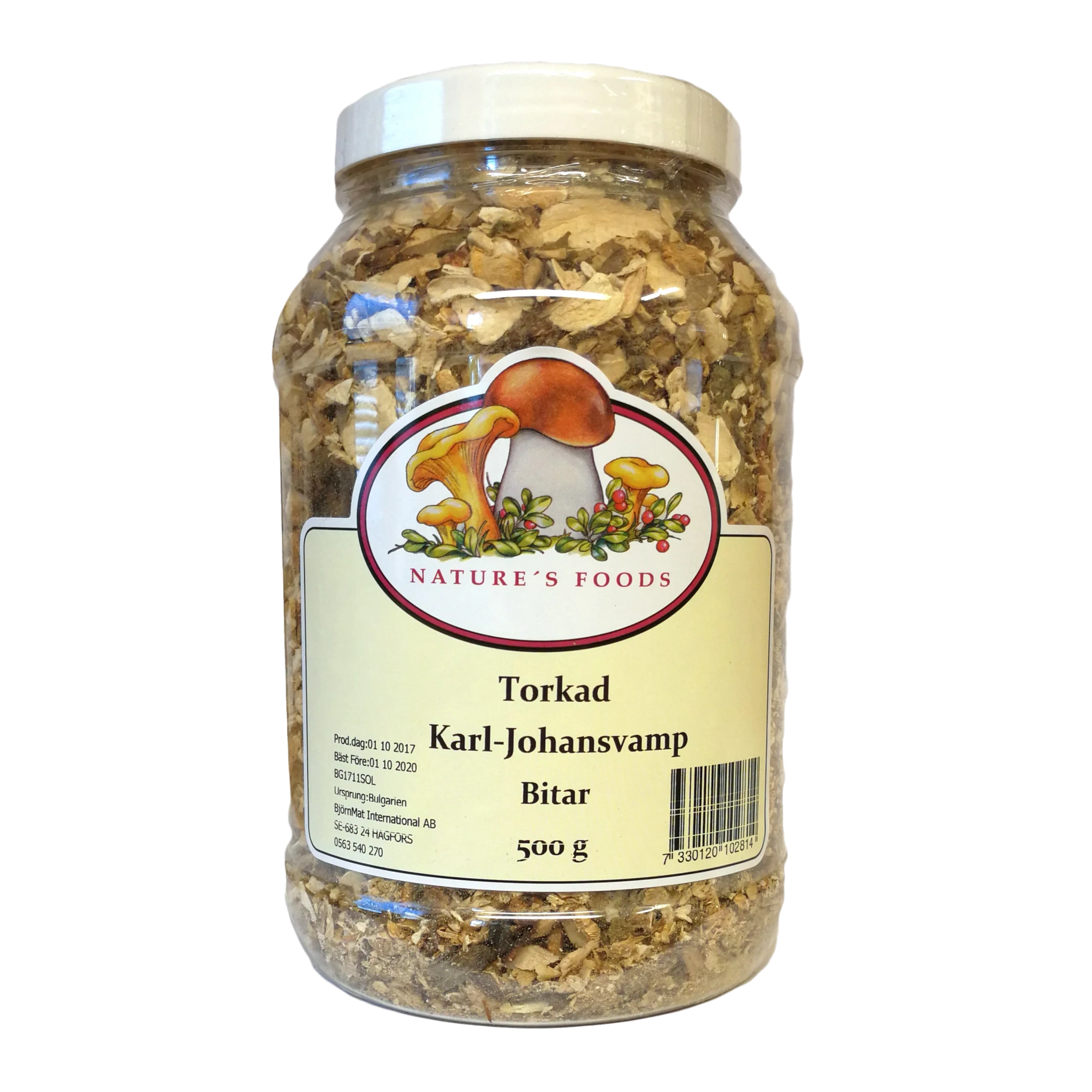 Torkad Karl-Johan bitar