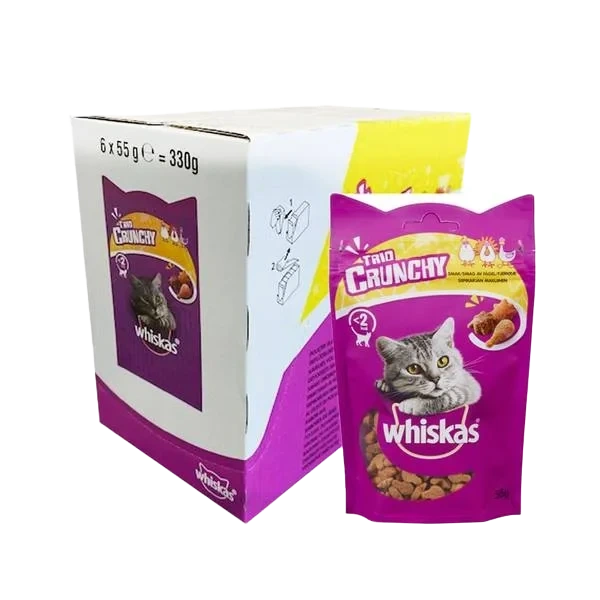 Trio Crunchy Fjærkre (Kartong 6 x55g)