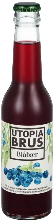 Utopiabrus blåbær 2x12pk  24x27,5cl