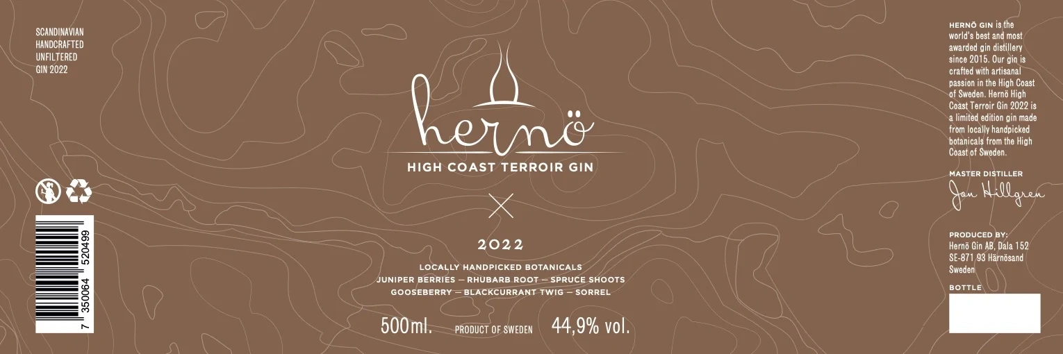 Hernö High Coast Terroir Gin Ekologisk