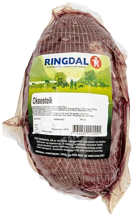 Oksesteik Surra Frys Ringdal