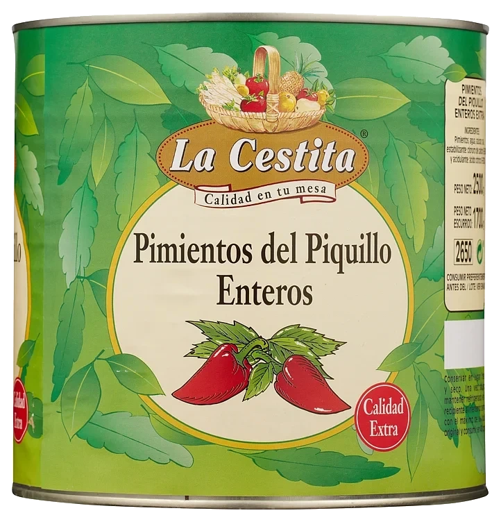 Grillet hel paprika 2,5kg