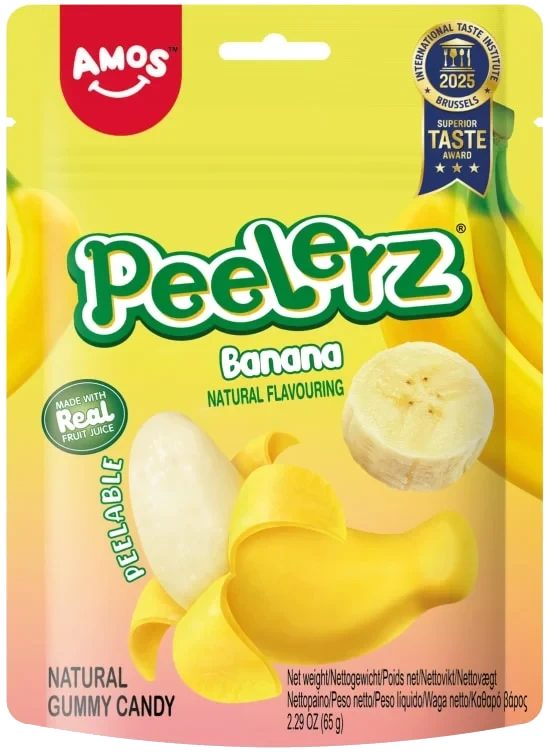 Peelerz Gummy Banana 65g Amos