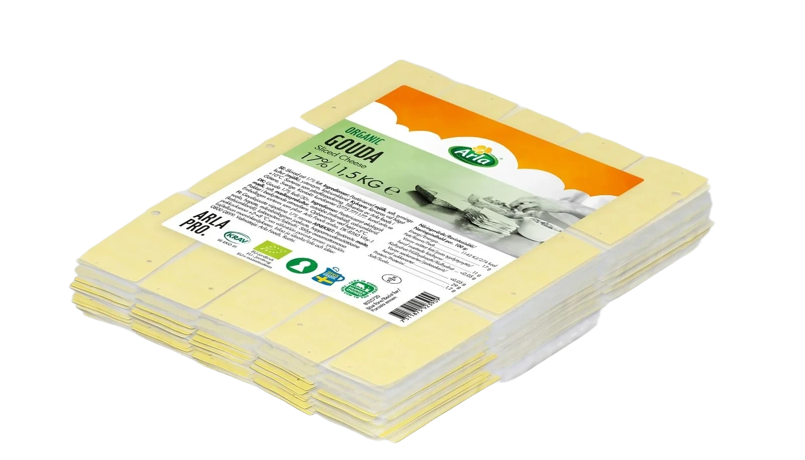 Gouda Eko skivad ost 17%