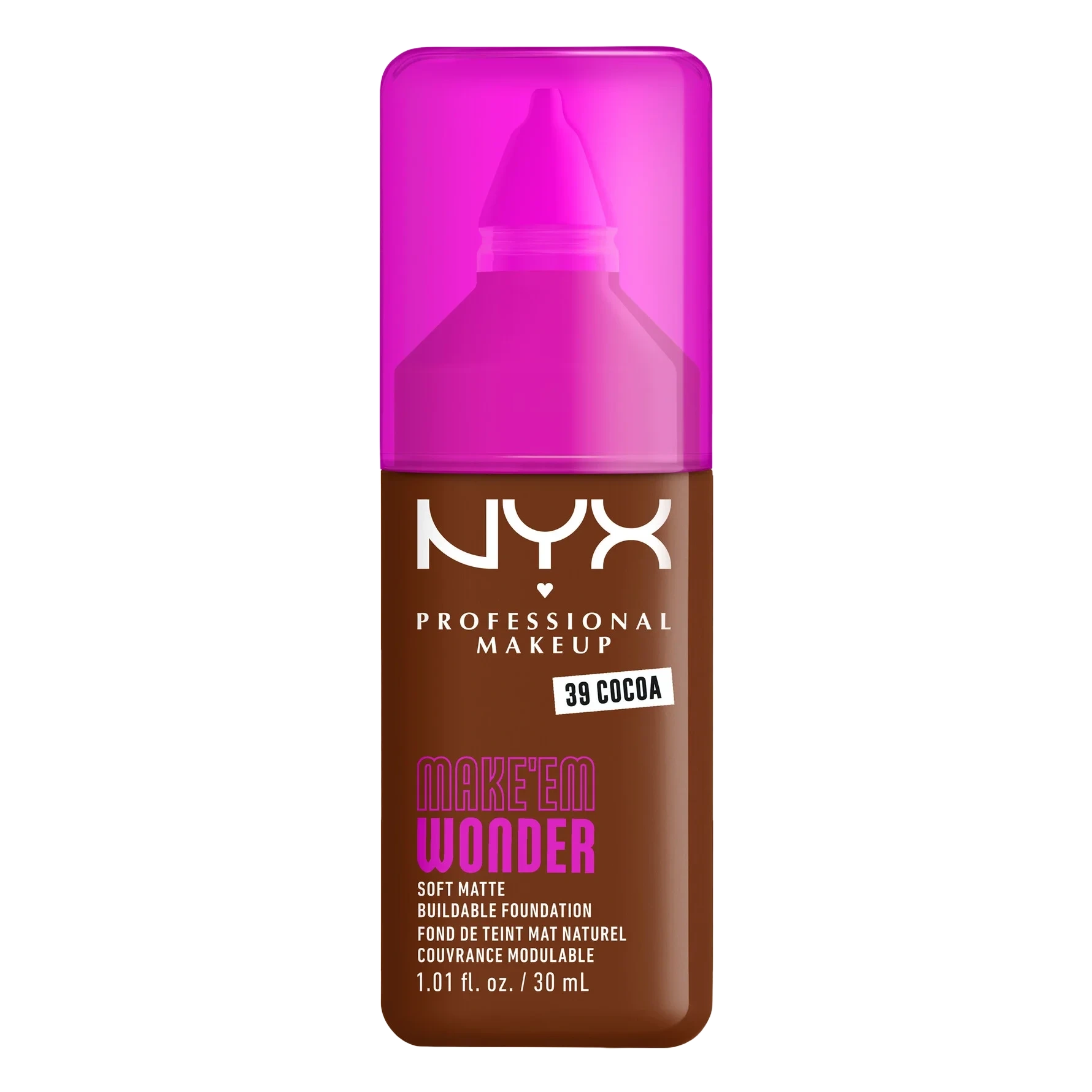 NYX PROFESSIONAL MAKEUP Make Em Wonder Foundation 39 Cocoa