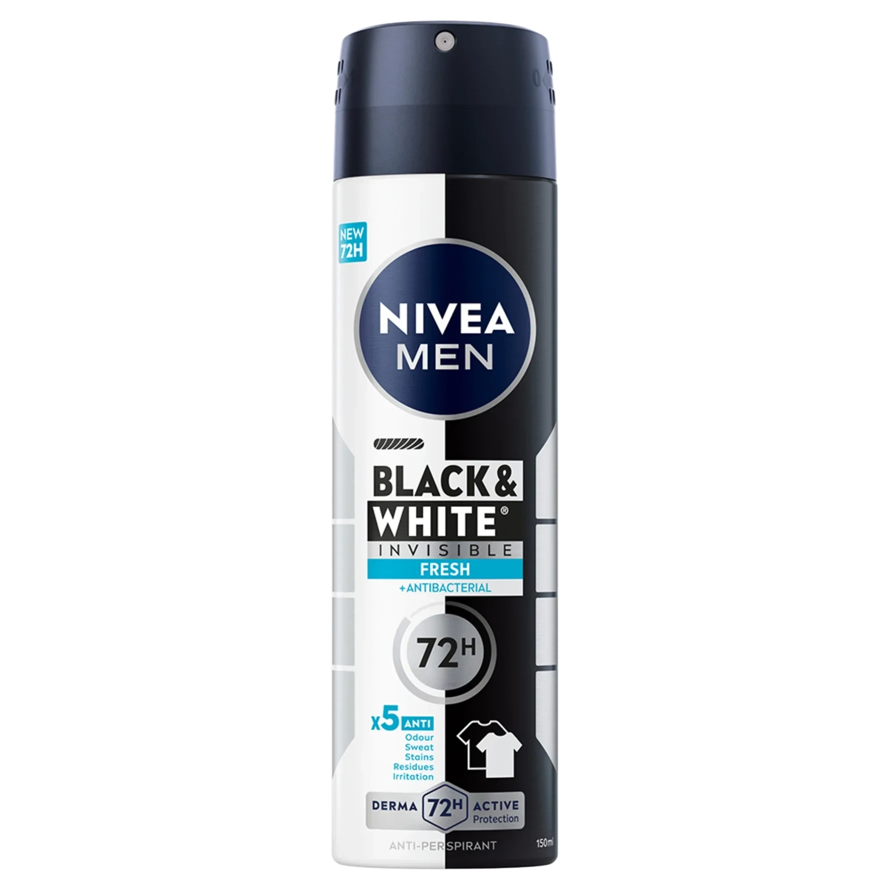 NIVEA Black & White Fresh Spray 150 ml