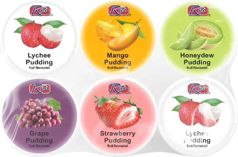 Rico Fruktpudding 6-pack 390g