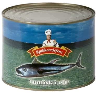 Tunfisk i Olje 1705g Kjøkkensjefens