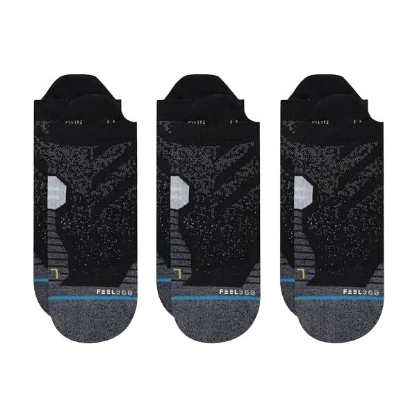Feel 360 Running Socks - Run Tab 3-pk
