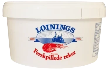 Reker i Lake 1.5kg Løining
