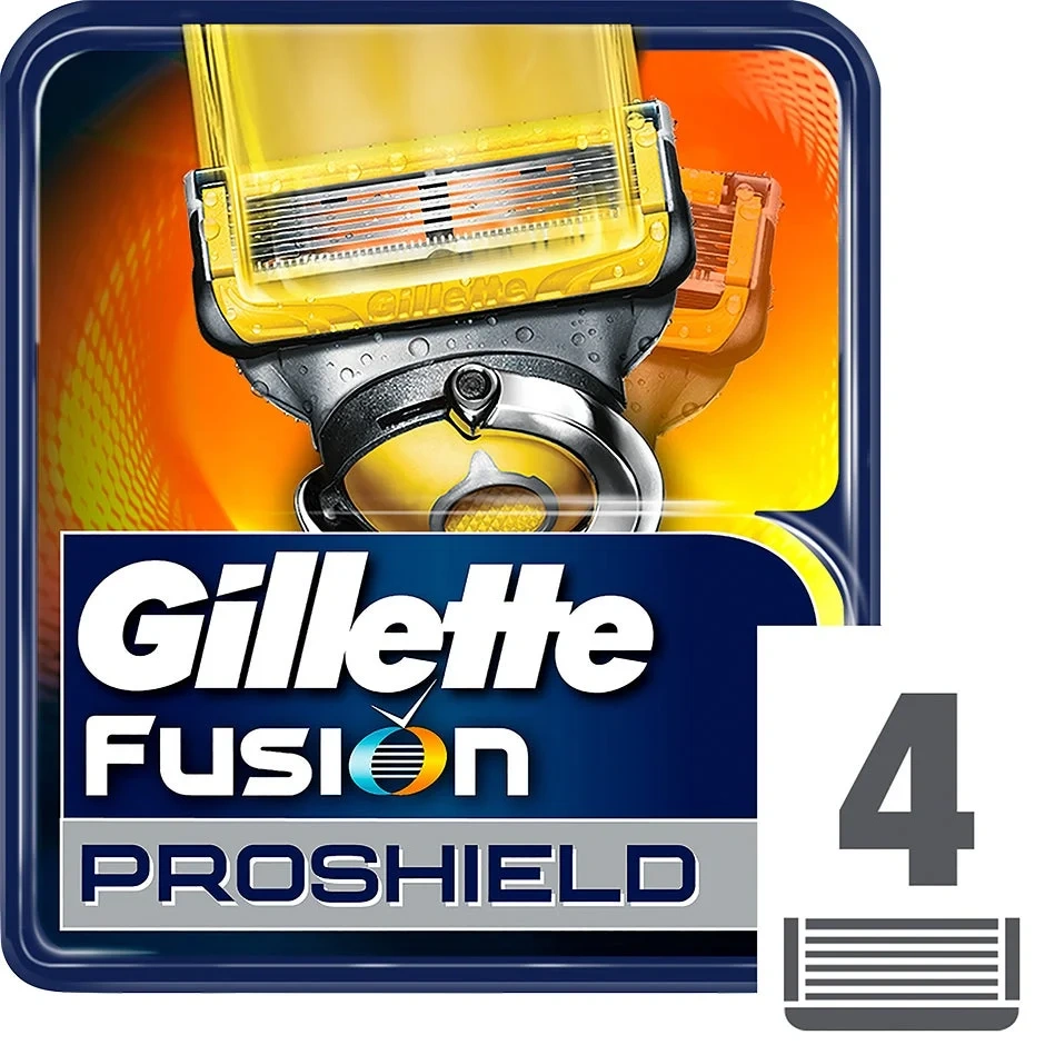 Barberblad Proshield 4stk Gillette