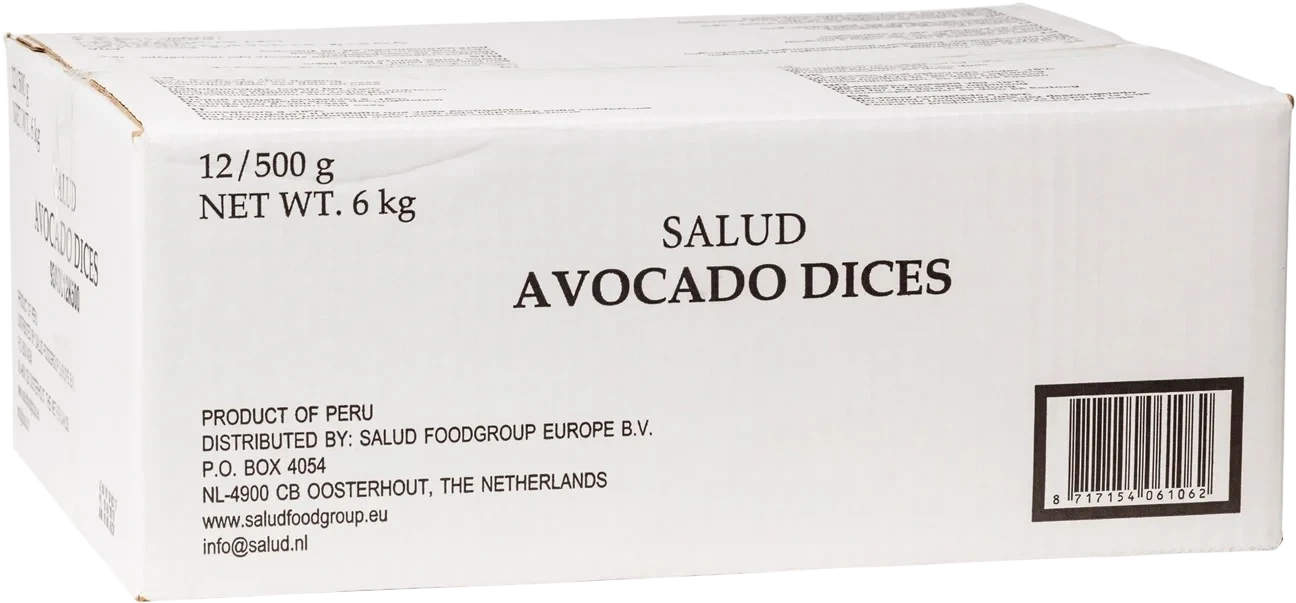 Salud Avocado tärnad